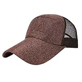 Baseball Cap Mode Sommer Kappe Mesh Hüte Hip Hop Damen Herren Sport Mütze Schirmmütze Atmungsaktiv Sonnenhut Sonnenschutz Baseball Hut Unisex Baseballkappe Schnell trocknend Hüte Kopfumfang 56-60