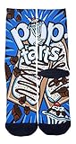 Pop-Tarts Socken Erdbeere Zimt Zucker/Schokolade/Kirsche/Eisbecher/Keksteig Kleid Socken Lustige Neuheit Tube Crew Socken - Schw