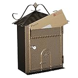 Briefkasten Rustikal Wandhalterung Mail-Manager, Antike Bronze Umschläge/Post/Rechnungen/Scheck