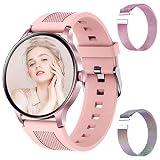 Smartwatch Damen Herren, BOCLOUD Smart Watch für iPhone Android Handy, IP68 Wasserdichte Smartwatch mit Blutsauerstoff/Herzfrequenz/Schlafüberwachung, 1.45''Rechteckig Fitness Tracker mit 20 Sp