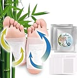Detox Pflaster Fuss, Entgiftungspflaster Füße Asiatische Original, Deep Cleansing Foot Pads Fusspflaster (10 Stück)