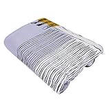 DAUERHAFT 5-Fäden Nähen aus Polyesterfaser-Sofabezug Sofabezug Hohe Elastizität Verschleißschutz Superweich zum Schutz des Sofas(Individual)