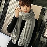 LYWER Damen Schal Japanische Farbe Matching Schal Weibliche Ins Weiche Schwester Warme Schal doppelseitig gebürstetem Schal (Color : 7)