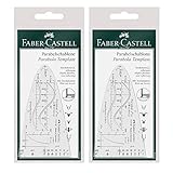 Faber-Castell 172182 - Parabelschablone, 2