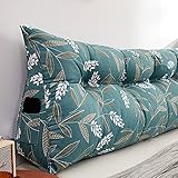 Bequemes Rückenkissen Sofa und Bett Modernes Keilkissen Bett mit Mittelharter Polsterung - Perfekt als Lesekissen, Wandkissen, Rück
