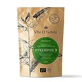 Vita Et Natura® BIO Zyklustee 2 - 100g lose Kräutermischung inspiriert von traditionellen Rezepturen - mit Frauenmantelkraut - 100% biologisch und naturb
