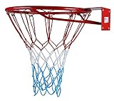 KIMET HangRing Basketballkorb Basketball Basketballring mit Ring und Netz Qualität-und Sicherheitsgeprüft Abmessungen: Ø 45 cm und 37 cm (zur Auswahl) (KIMET 37, 37 cm)