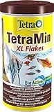 TetraMin XL Flakes - Fischfutter in Flockenform für größere Zierfische, ausgewogene Mischung für gesunde Fische und klares Wasser, 1 L D