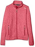 CMP Mädchen Strick Fleece Jacke, Granita-Weiß, 176