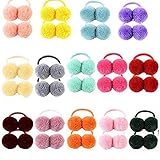 28 stücke Baby Mädchen Haargummis Elastisches Stirnband Weichgummi Haarband Bunten Pferdeschwanz Halter für Kleink