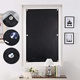 KINLO Sonnenschutz Dachfensterrollo 60 x 93cm - M06 Und 306 Beschichtung für Dachfenster UV Schutz Thermo Rollo mit Sucker Struktur + 7 stabil Saugnäpfe ohne B