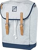 Venice Urbaner Freizeit Damen Herren Rucksack Im Retro Look Mit Gepolstertem 15'' Laptop Fach Schulrucksack Wanderrucksack Streetpack, Morning Mist, 28L