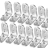 25 Stück Winkelverbinder Edelstahl Winkel Klammern 40 * 40mm Möbel Winkel Mit Schrauben für Anbau Winkel Brack
