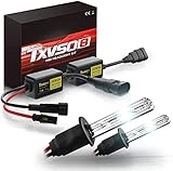 dx H1 55W Xenon Brenner, Xenon HID Conversion Kit Scheinwerfer für Auto Fahrzeug Ersatz Halogenlampe Set, 5000K /6000K /8000K /10000K /12000K (2 Stücke 12V) (Color : 8000K)