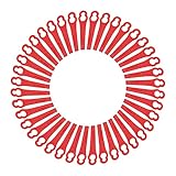 Kunststoff Ersatzmesser, Kunststoffmesser Rasentrimmer, 40 pcs Rasentrimmer-Klingen, Kunststoffmesser Set, Rasentrimmer Ersatzmesser, Rasentrimmer Messer, Ersatzmesser für Akku Rasentrimmer (40PCS)