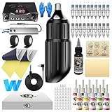 Wormhole Tattoo Pen Kit Tattoo Maschine Set Tattoo Pen Maschine Kit Rotary Tattoo Maschine Pen Professional Komplettes Tattoo Kit(WTK001)