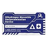 getDigital DHMO Badehandtuch - Großes Strand Handtuch für Chemie Geeks und Nerds mit Dihydrogenmonoxid Motiv - 140 x 70 cm, 100% Baumw