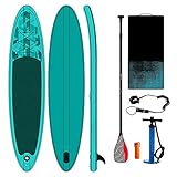 CHENGSYSTE Aufblasbare Paddelplatte Aufblasbarer Ständer up Paddel Board, SUP Paddel Board Aufblasbare Surfbrett Erwachsene Stehplatten Paddel Paddel Board Paddel Board Paddel Boot (Color : Groen)