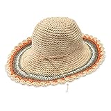 Munubelle® Hut Ibiza Sommer Damen Women Hat Hut Sonnenhut Atmungsaktiv Kopfbedeckung S