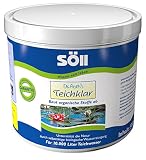 Söll 10071 Dr. Roth's Teichklar mikrobiologische Teichreinigung und Algenprophylaxe 500 g - schadstoffabbauende Mikroorganismen für natürliche Wasserklärung im Teich Schwimmteich F