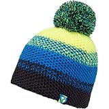 Ziener Kinder ISHI Junior Bommel-mütze/Warm, Gestrickt, Persian Blue, S