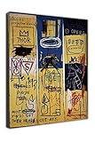 Jean Michel Basquiat Karl der Erste 111(50x70cm（20x28inch）,gerahmt)