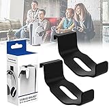 2 Stück Headset Halterung für PS5/XBOX,Universal Controller/Kopfhörer Ständer Holder Halter kompatibel mit Over Ear Kopfhörer, Gaming Headset,Hängen Sie Gaming Zubehör an die Konsole(Schwarz)