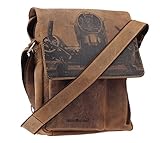 Greenburry Vintage Bürotasche Leder Freizeitasche24x8x29cm Ledertasche Uni-T
