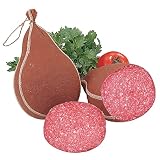 Knoblauchsalami mit edlen Naturgewürzen, Landmetzgerei Schiessl, ca. 900g, Primeversand!