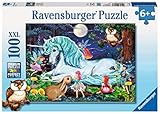 Ravensburger Kinderpuzzle - 10793 Im Zauberwald - Einhorn-Puzzle für Kinder ab 6 Jahren, mit 100 Teilen im XXL-F