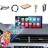 CarlinKit 2021 Audi A3 Nachrüstsatz,für A3 MMI System(2013 to 2018)/Q7(2016 to 2018),Unterstützung Wireless CarPlay/AirPlay Mirroring,Wireless Android Auto/Wired Android-Mirroring
