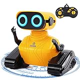 GILOBABY RC Roboter Spielzeug , Ferngesteuertes Autos Spielzeug , Fahrzeuge des Lernens und der Ausbildungs Technik, Ferngesteuertes Roboter mit Lichtern/Ton , Geschenke für Kinder 3 4 5 6 7 8 J