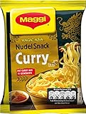 Maggi Magic Asia Nudel Snack Curry, leckeres Fertiggericht, Instant-Nudeln, mit aromatisch-pikantem Curry-Geschmack, 12er Pack (12 x 62g)