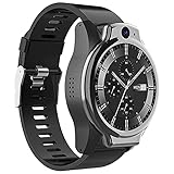 LLM Smart Watch IP68 50M Wasserdicht 4G Global Smart Armband 1,6 Zoll Full Round Bildschirm 4G + 64G 8MP + 13MP Dual Kamera 1600mAh Android 10 Multi-Sport-M