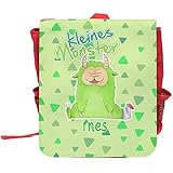 Kinder-Rucksack mit Namen INES und Kleines-Monster-Motiv für Mädchen | Rucksack | Backpack
