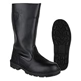 Mil-Tec Stiefel Knobelbecher Leder schwarz Schuhgröße 42