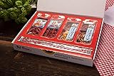 Salami Wurst Probier-Paket Snack Selection Geschenkbox - 7 verschiedene Produkte - 390 g
