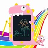 LCD Schreibtafel Kinder, Maltafel Zaubertafel, 8,5 Zol Bunte Bildschirm Zeichenbrett, Kinder Spielzeug ab 1 2 3 4 5 6 Jahre Mädchen Junge, Dinosaurier Schreibtablett Weihnachtsgeschenk