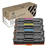 ZOOMTEC Ersatz für HP 131X CF210X CF210A 131A Tonerkartusche kompatibel für HP Laserjet Pro 200 Color M276nw CP1525n CM1415fnw CM1312nfi Druck