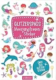Glitzerspaß – Meerjungfrauen-Sticker: Über 250 Glitzersticker | Sticker mit Glitzereffek
