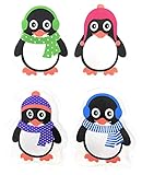 4er Set Taschenwärmer Pinguin (tolles Wichtelgeschenk) Handwärmer, Taschenheizk