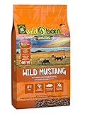 Wildborn Wild Mustang 12,5 kg getreidefreies Hundefutter mit Pferdefleisch, Süßkartoffel & Aroniabeeren | Monoproteinprodukt auch für Allergiker geeig