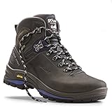 Grisport Unisex Schuhe Herren und Damen Explorer Gritex Wanderstiefel aus hochwertigem Leder,wasserabweisend,Virbram-Sohle Grau (V1),EU 45