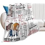 AWAMTN Grey's Anatomy Bedruckte weiche Wolldecke, Matratze, Sofa, Reiseautositz, warme Decke für die Inneneinrichtung