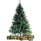 Wohaga® Künstlicher Weihnachtsbaum Tannenbaum inklusive Christbaumständer 180cm / 600 Spitzen Weihnachtsdekoration künstliche T