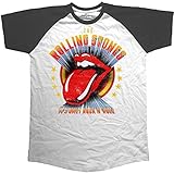 Rolling Stones Herren The It's Only Rock 'n Roll T-Shirt, Weiß (Schwarz/Weiß), XL