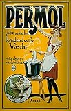 Generisch PERMOL Waschmittel Frau Blechschild Metallschild Schild 3D geprägt gewölbt Metal Tin Sign 20 x 30