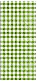 Wallario Premium Türfolie Türposter Selbstklebende Türtapete mit Schutzlaminat Muster Einer Tischdecke in grün und weiß kariert - 100 x 220 cm Abwischbar, Brillante Farben rück