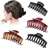 4 Stück Haarklammer Groß Dickes Haar Claw Clip Rutschfeste Haarnadel Haarspangen Damen für Frisuren Zubehö