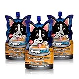 Doggyrade - Leckeres isotonisches Getränk für Hunde mit Präbiotika, Elektrolyten und Aminosäuren - viel mehr als nur Wasser! (250ml x 3)